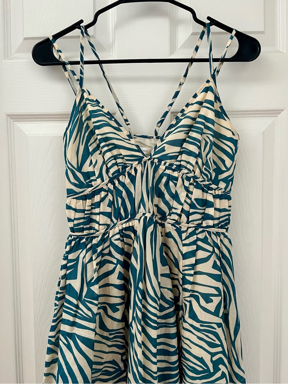 Banana Republic Cotton and Silk Maxi Printed Dress
